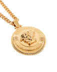 Versace biggie medusa necklace