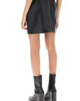 Versace medusa '95 leather mini skirt