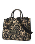 Versace medium athena barocco tote bag in raff