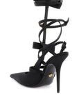 Versace slingback pumps with gianni ribbon bows