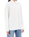 Versace oversized poplin shirt