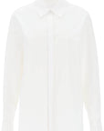 Versace oversized poplin shirt