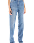 Versace boyfriend jeans with tailored crease