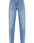 Versace boyfriend jeans with tailored crease