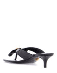 Versace gianni ribbon thong mules