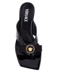 Versace gianni ribbon thong mules