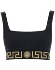 Versace "top bikini with greek border trim