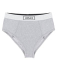 Versace ribbed briefs with '90s logo