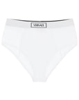 Versace ribbed briefs with '90s logo