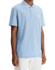 Versace short-sleeved polo shirt with logo