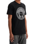 Versace medusa crystal embellished t