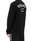 Versace milano stamp long-sleeved t-shirt