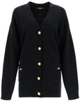 Versace boxy wool and cashmere cardigan