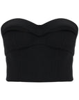 Versace padded cup bustier top with