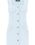 Versace "medusa mini denim dress