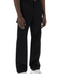 Versace cotton gabardine cargo pants in