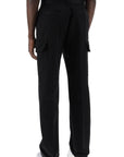 Versace cotton gabardine cargo pants in