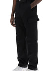 Versace cotton gabardine cargo pants in