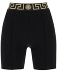 Versace "sporty shorts with greek band