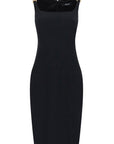 Versace stretch cady sheath dress