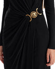 Versace draped jersey dress with