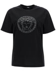 Versace medusa embroidered t-shirt