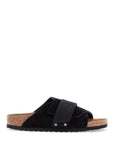 Birkenstock kyoto suede and nubuck leather slides