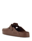 Birkenstock boston eva slippers brown with buckle for men