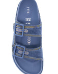 Birkenstock 1774 arizona denim slide sand