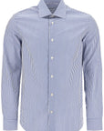 VINCENZO DI RUggIERO slim fit twill shirt for men