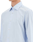 VINCENZO DI RUggIERO slim fit twill shirt for men