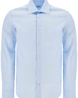 VINCENZO DI RUggIERO slim fit twill shirt for men