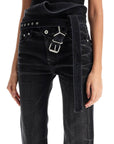 Y Project bootcut jeans with criss-cross