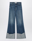Mother Jeans The Hustler Roller Heel Cuff Fray