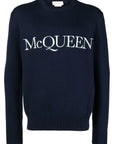 Alexander McQueen Sweaters Blue