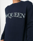 Alexander McQueen Sweaters Blue