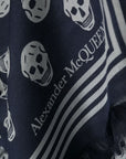 Alexander McQueen Scarfs Blue