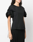 Erika Cavallini Semi-Couture Top Black