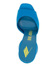 The Attico Sandals Clear Blue