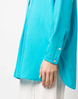 Parosh Shirts Clear Blue