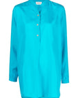 Parosh Shirts Clear Blue