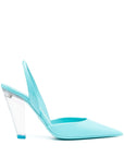 3JUIN With Heel Clear Blue