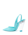 3JUIN With Heel Clear Blue