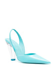 3JUIN With Heel Clear Blue