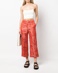 Alberto Biani Trousers Red