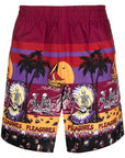 Pleasures Shorts Bordeaux