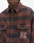 Palm Angels Shirts Brown