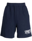 SPORTY & RICH MAIN Shorts Blue