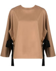 Erika Cavallini Semi-Couture Top Camel