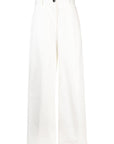 JIL SANDER FASHION Trousers White